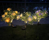 Carnation Flower Lights Solar  Lights