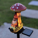 Garden Lamp Mushroom Solar Lights | Lawn Mushroom Santa Claus