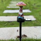 Garden Lamp Mushroom Solar Lights | Lawn Mushroom Santa Claus