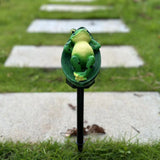 Frog Solar Garden Lights | Decorative Frog Figurine Stake Lights