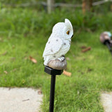 Owl solar garden pile light 2 pack