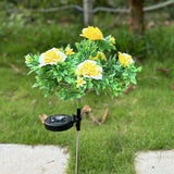 Carnation Flower Lights Solar  Lights