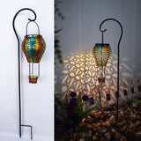 Outdoor waterproof hot air balloon solar light