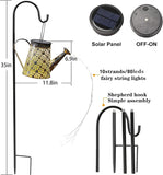 Watering can with Lights,Solar Lantern Outdoor Hanging Waterproof