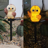 Waterproof Garden Resin Owl Lights 4pack