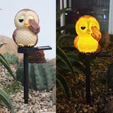 Waterproof Garden Resin Owl Lights 4pack