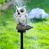 Owl solar garden pile light 2 pack