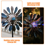 74.4 inch solar wind power rotating light