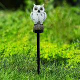 Owl solar garden pile light 2 pack