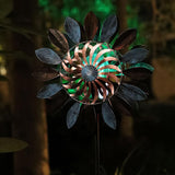 74.4 inch solar wind power rotating light