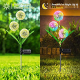 Newest Solar Dandelion Outdoor Lights and 36 LED(2pack)